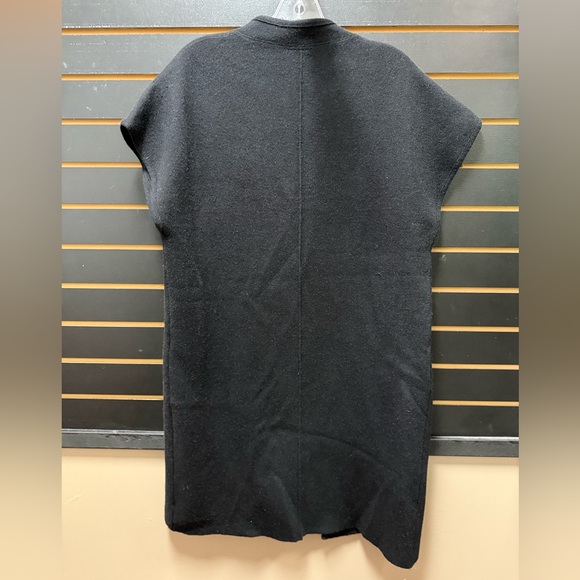 Akemi + Kin Black Wool Blend Sleeveless Long Vest O/S Like New - Picture 4 of 4